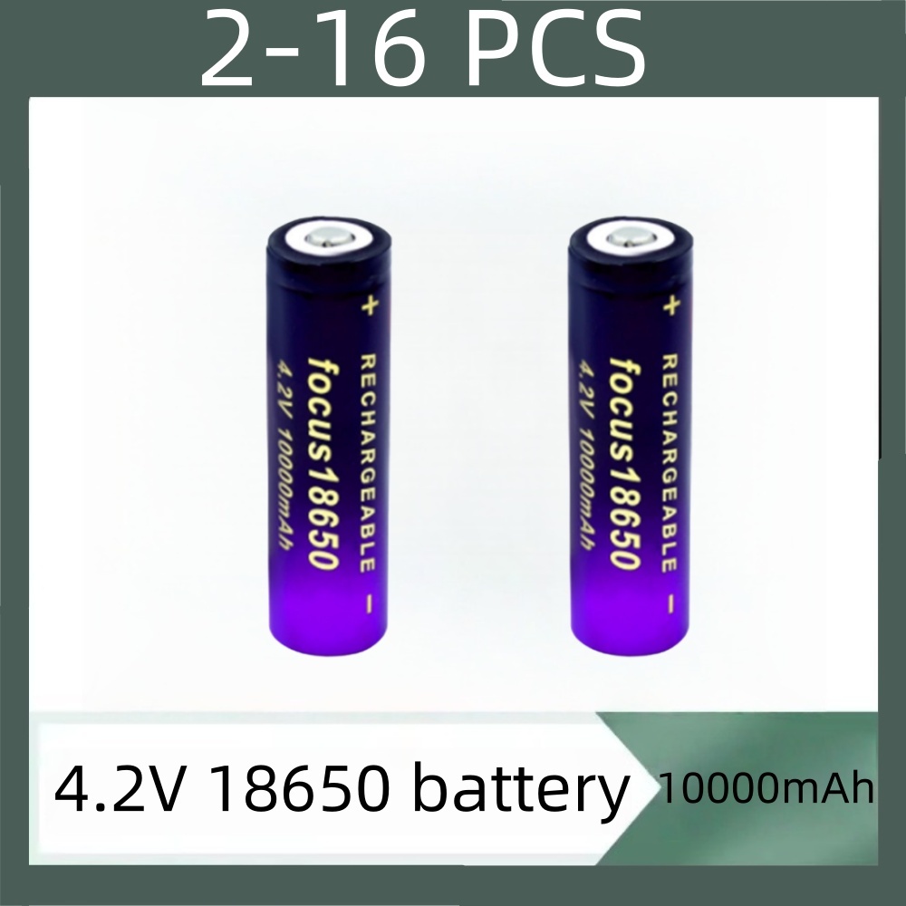 Vape Battery 18650 - Batterie Lithium-Ion 18650 4.2V 10000mAh GTL,