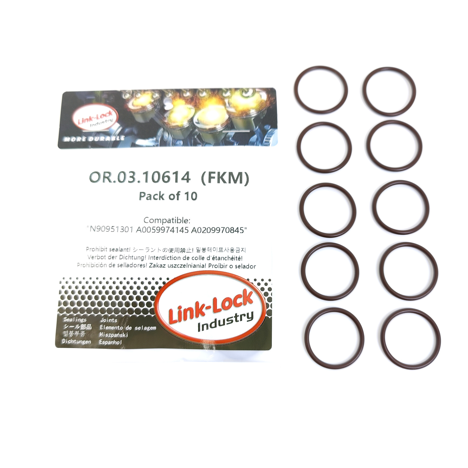 Tank O-Ring Seal - Kit de joints toriques FKM Viton