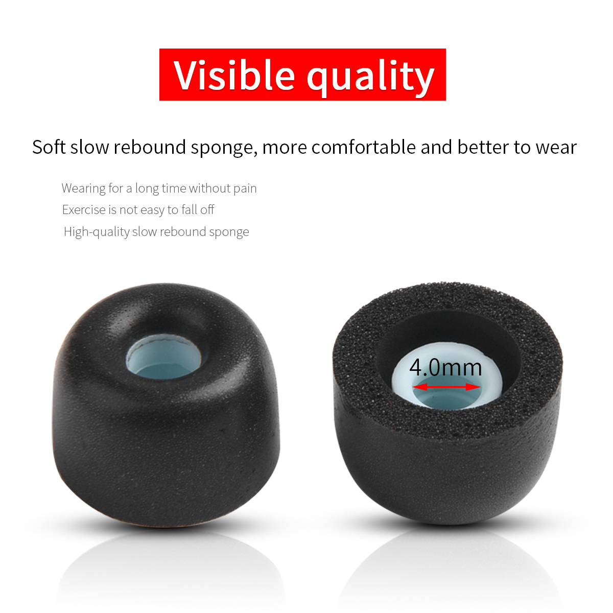 Anker Speaker Soundcore Boom 2 - Embouts d'oreille en mousse à mémoire