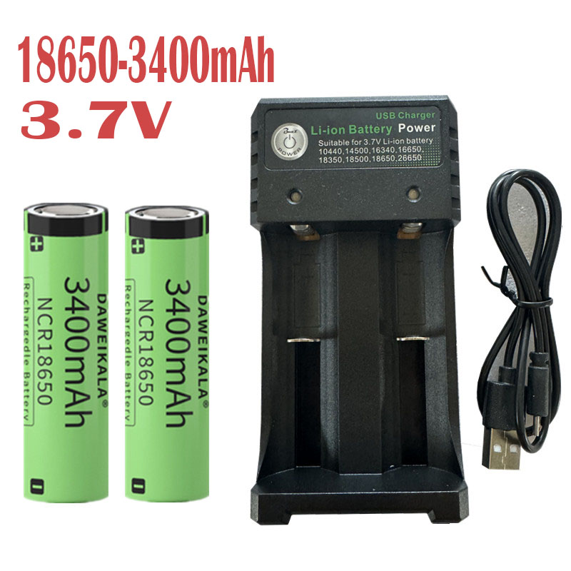 Vape Battery 18650 - Batterie Premium 18650B 3400mAh 3.7V avec