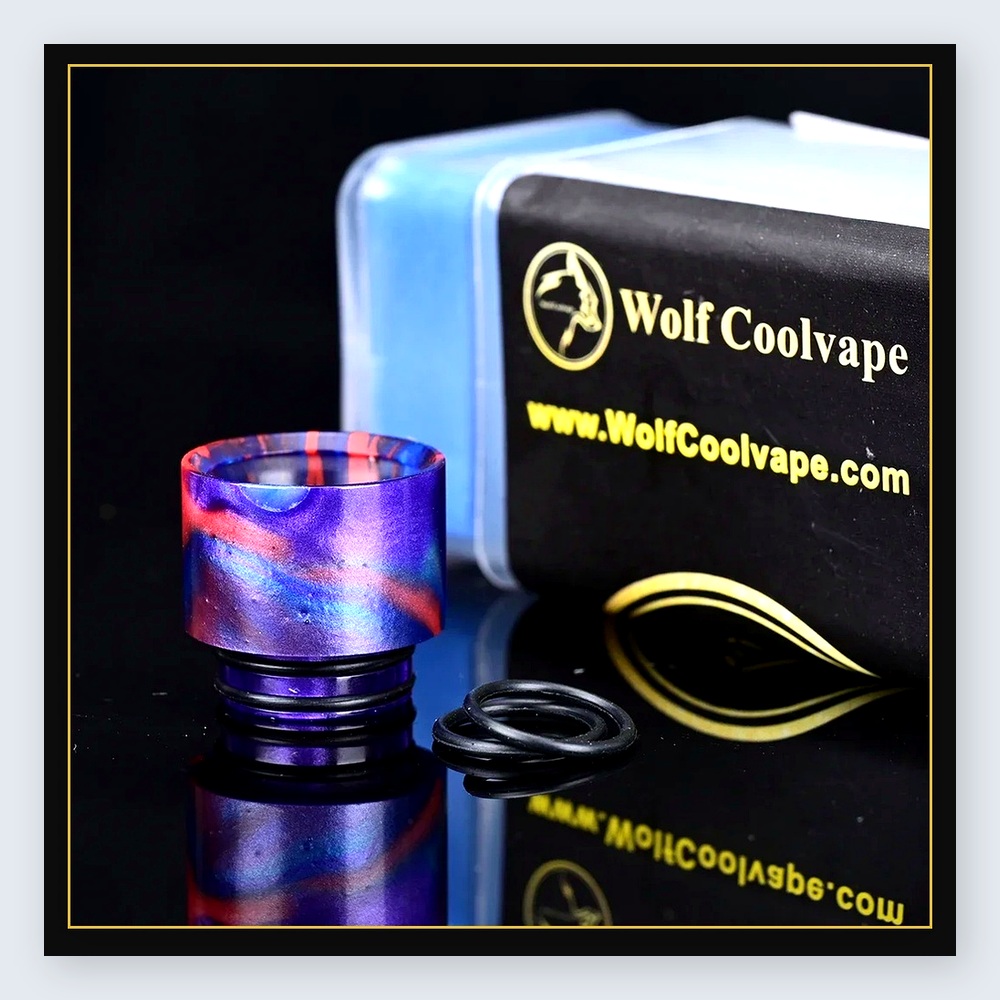 Embouts Wolfcoolvape 810 - Ens - Drip Tip Resin avis et prix