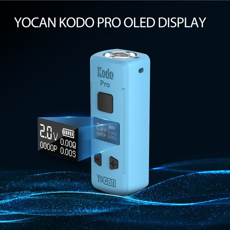 Yocan Kodo Pro Vape Mod, batte - Accessories Experts Vape avis et prix